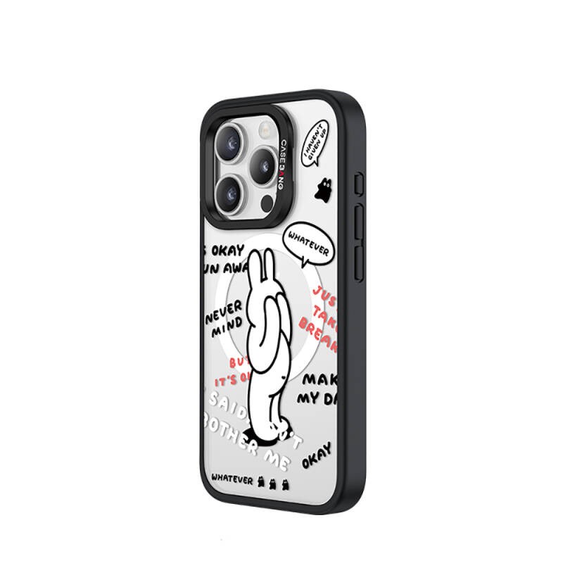 Apple iPhone 15 Pro M-safe Şarj Özellikli Casebang Chill Out Serisi Mıknatıslı Arka Panel - 3