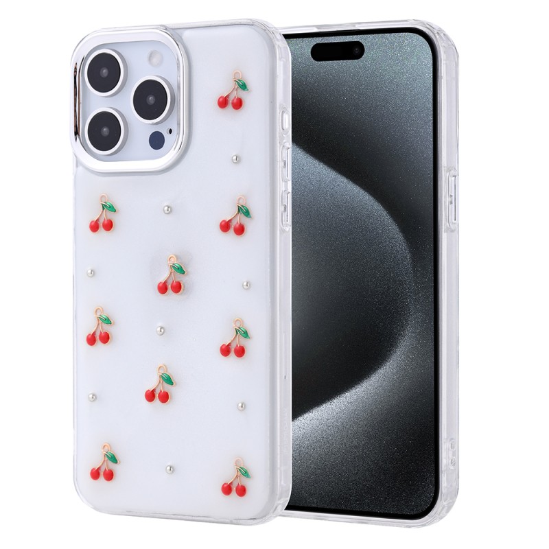 Apple iPhone 15 Pro Max Case Airbag Design Silvery Transparent Zore Kutup Cover - 5