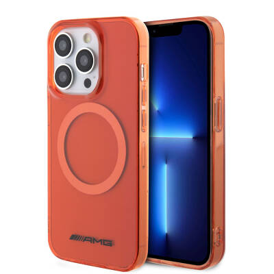 Apple iPhone 15 Pro Max Case AMG Original Licansed Magsafe Charging Feature Transparent Cover - AMG