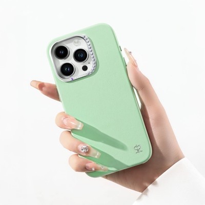 Apple iPhone 15 Pro Max Case Artificial Leather Design Pynana Starry Series Cover - 7