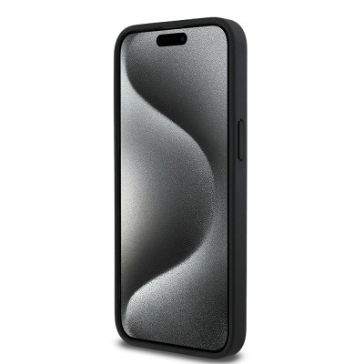 Apple iPhone 15 Pro Max Case Aston Martin Original Licensed Victory Design PU Leather Metal Logo Cover - 7