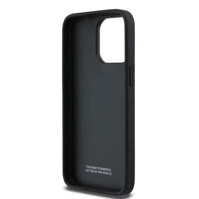 Apple iPhone 15 Pro Max Case BMW Original Licensed Carbon Fiber Design and Metal Logo PU Leather Cover - 8