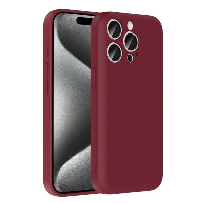 Apple iPhone 15 Pro Max Case Camera Protection Card Holder Zore Vitra Cover - 6
