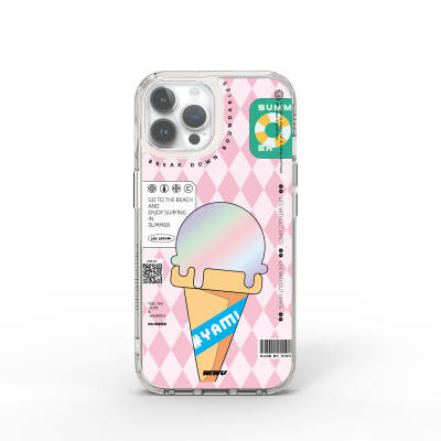 Apple iPhone 15 Pro Max Case Double Layer Patterned Wiwu Summer Series Cover - Wiwu