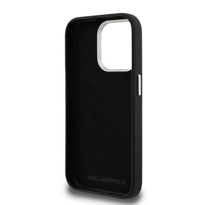 Apple iPhone 15 Pro Max Case Karl Lagerfeld Original Licensed K&C Heads Pins Cover - 9