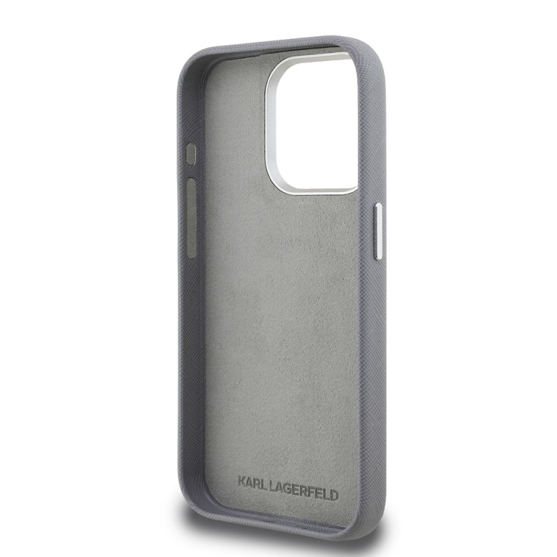 Apple iPhone 15 Pro Max Case Karl Lagerfeld Original Licensed K&C Heads Pins Cover - 15
