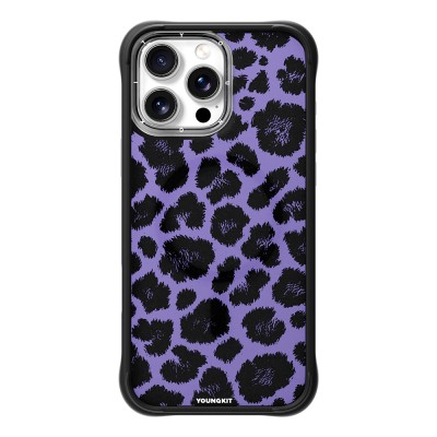Apple iPhone 15 Pro Max Case M-safe Charging Feature Youngkit Leopard Series Cover - 5