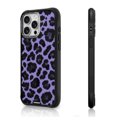 Apple iPhone 15 Pro Max Case M-safe Charging Feature Youngkit Leopard Series Cover - 9