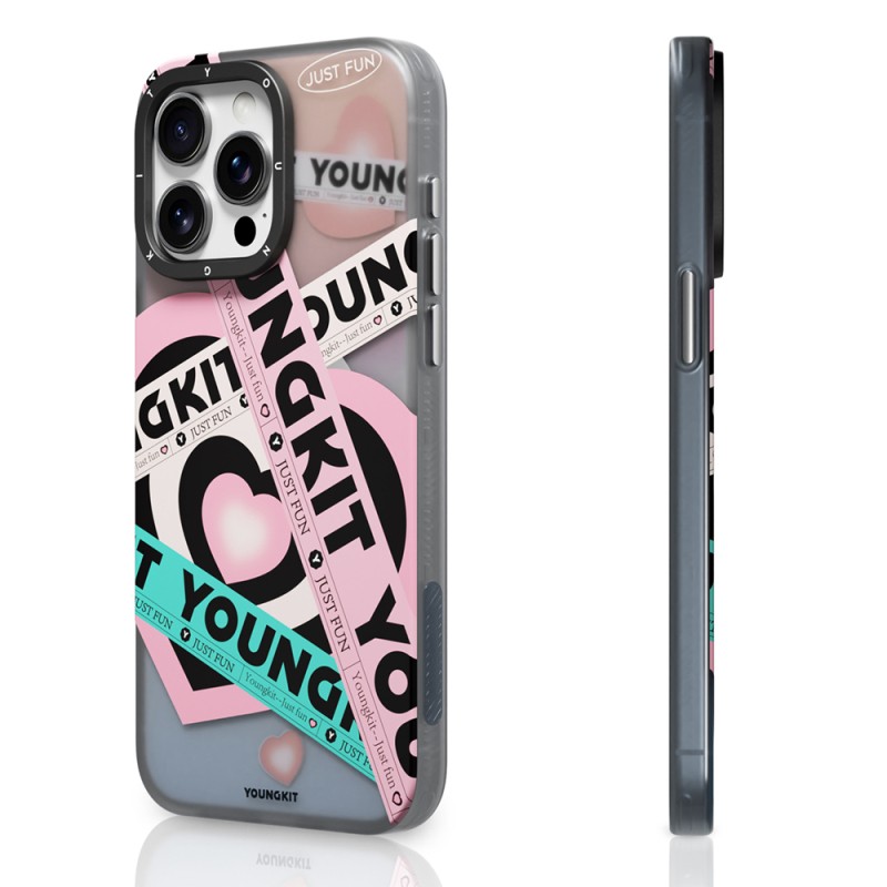 Apple iPhone 15 Pro Max Case Magsafe Charging Feature Airbag Double Layer Youngkit Flipped Series Cover - 4