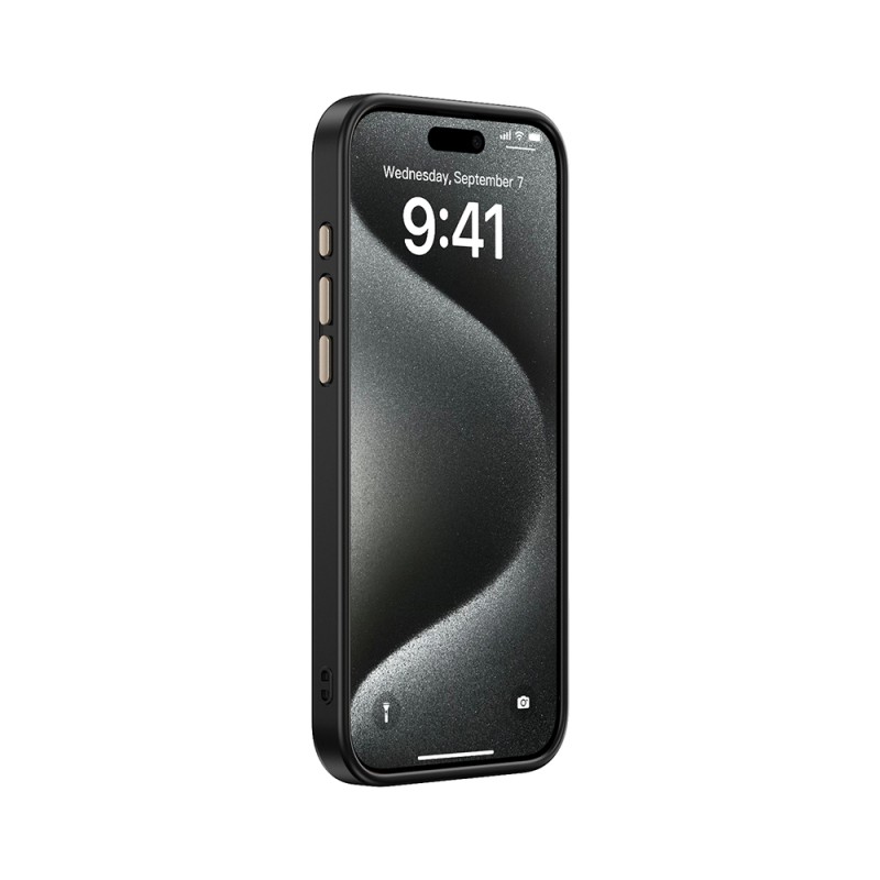 Apple iPhone 15 Pro Max Case Magsafe Charging Feature Carbon Fiber Look Zore Antina Cover - 24