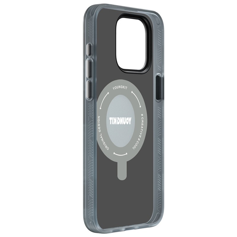 Apple iPhone 15 Pro Max Case Magsafe Charging Featured Youngkit 360° Stand Technology Series Cover - 6