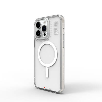 Apple iPhone 15 Pro Max Case Magsafe Transparent Wiwu Turkey D Series Cover with Charging Feature - Wiwu