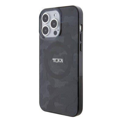 Apple iPhone 15 Pro Max Case TUMI Original Licensed Magsafe Charging Feature  PC TPU Double Layer Camouflage Patterned Cover  - 3