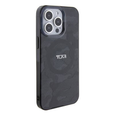 Apple iPhone 15 Pro Max Case TUMI Original Licensed Magsafe Charging Feature  PC TPU Double Layer Camouflage Patterned Cover  - 5