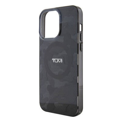 Apple iPhone 15 Pro Max Case TUMI Original Licensed Magsafe Charging Feature  PC TPU Double Layer Camouflage Patterned Cover  - 7