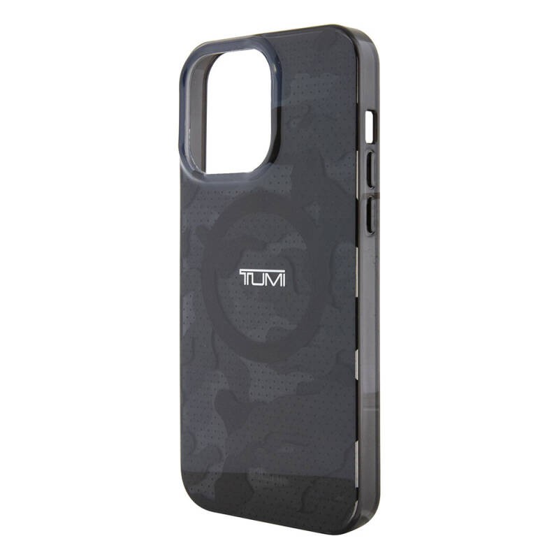 Apple iPhone 15 Pro Max Case TUMI Original Licensed Magsafe Charging Feature  PC TPU Double Layer Camouflage Patterned Cover  - 7