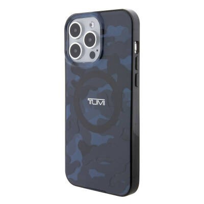 Apple iPhone 15 Pro Max Case TUMI Original Licensed Magsafe Charging Feature  PC TPU Double Layer Camouflage Patterned Cover  - 11
