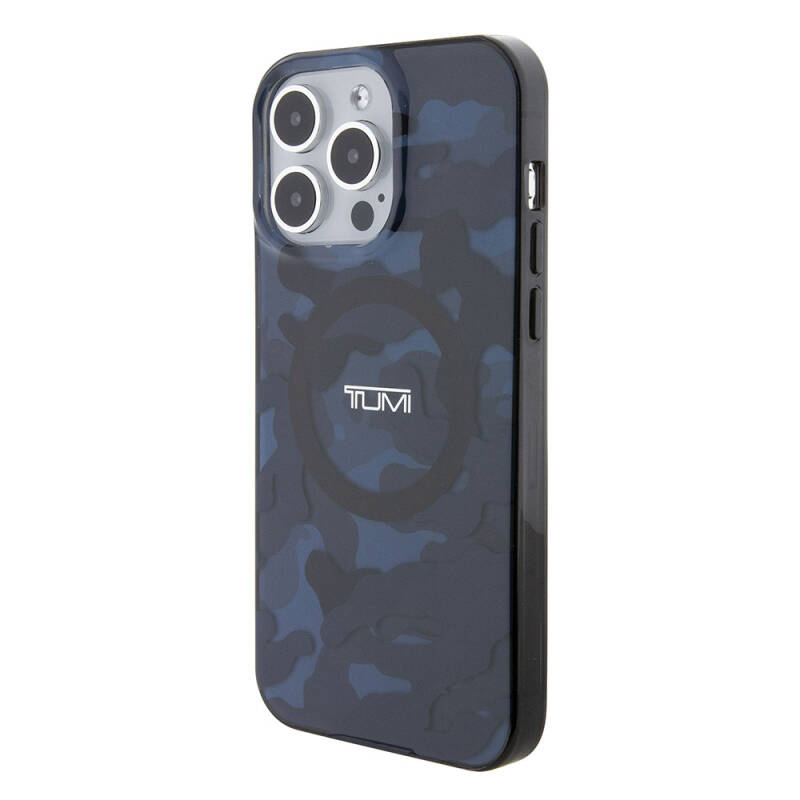 Apple iPhone 15 Pro Max Case TUMI Original Licensed Magsafe Charging Feature  PC TPU Double Layer Camouflage Patterned Cover  - 11