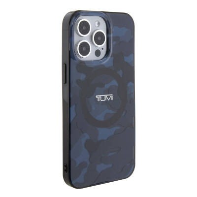 Apple iPhone 15 Pro Max Case TUMI Original Licensed Magsafe Charging Feature  PC TPU Double Layer Camouflage Patterned Cover  - 13