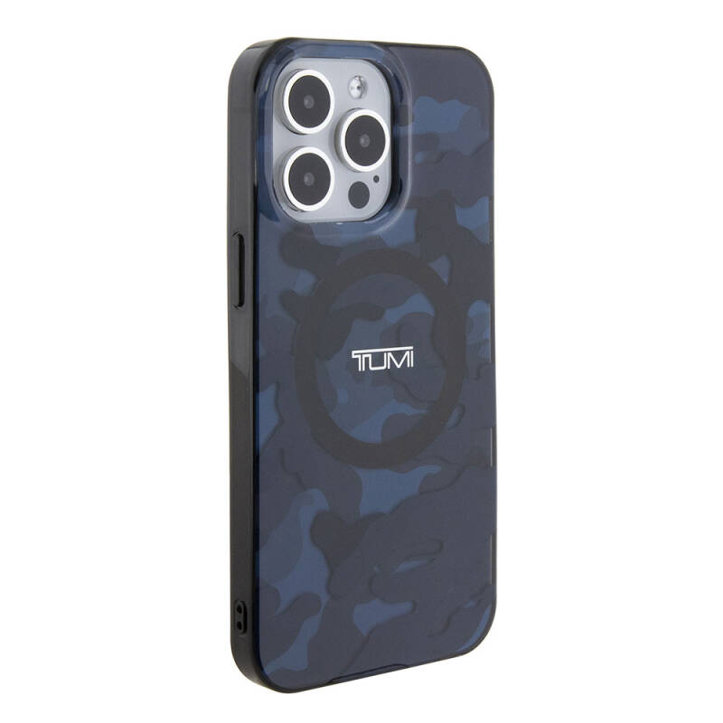 Apple iPhone 15 Pro Max Case TUMI Original Licensed Magsafe Charging Feature  PC TPU Double Layer Camouflage Patterned Cover  - 13