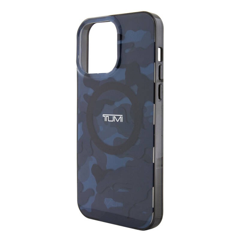 Apple iPhone 15 Pro Max Case TUMI Original Licensed Magsafe Charging Feature  PC TPU Double Layer Camouflage Patterned Cover  - 15