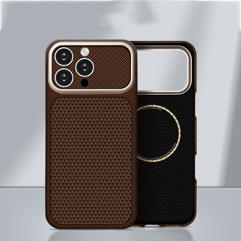 Apple iPhone 15 Pro Max Case with M-Safe Charging Feature, Zore Paris Nexel Hard PC Cover - 15