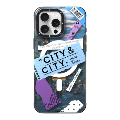 Apple iPhone 15 Pro Max Case Youngkit A-City Series Cover with Magsafe Charging Feature - Youngkit