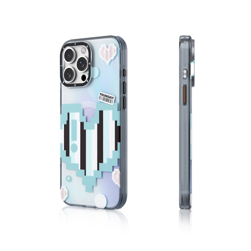 Apple iPhone 15 Pro Max Case Youngkit Love Series Cover with Magsafe Charging Feature - 1