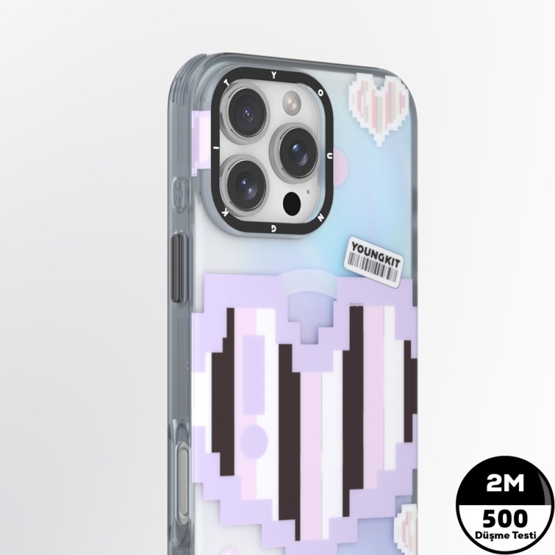 Apple iPhone 15 Pro Max Case Youngkit Love Series Cover with Magsafe Charging Feature - 10