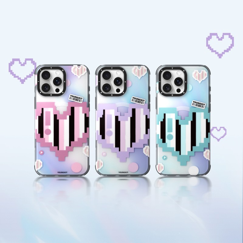 Apple iPhone 15 Pro Max Case Youngkit Love Series Cover with Magsafe Charging Feature - 15