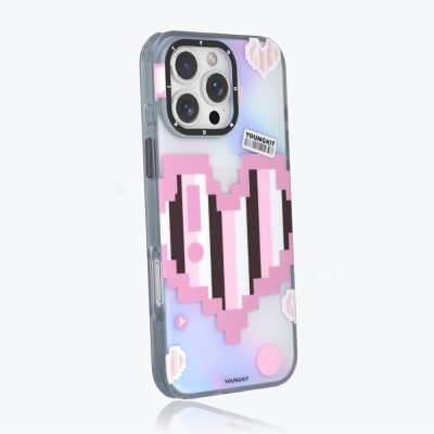 Apple iPhone 15 Pro Max Case Youngkit Love Series Cover with Magsafe Charging Feature - 14