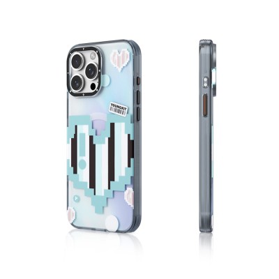 Apple iPhone 15 Pro Max Case Youngkit Love Series Cover with Magsafe Charging Feature - 2