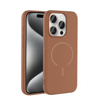 Apple iPhone 15 Pro Max Case Zore Meta Cover with M-safe Charging Feature - Zore