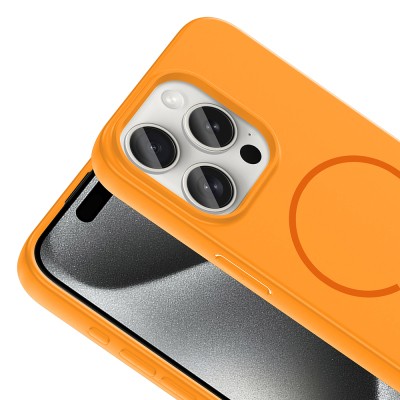 Apple iPhone 15 Pro Max Case Zore Meta Cover with M-safe Charging Feature - 18