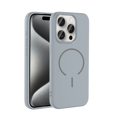 Apple iPhone 15 Pro Max Case Zore Meta Cover with M-safe Charging Feature - 4