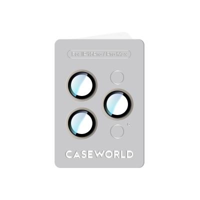 Apple iPhone 15 Pro Max CaseWorld Alloy Series Oleophobic Anti-Reflective Camera Lens Protector - 8