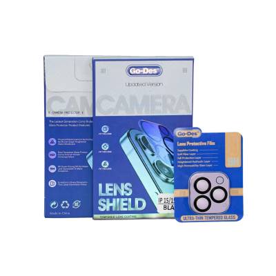 Apple iPhone 15 Pro Max Go Des Lens Shield CL-14 Kamera Lens Koruyucu - Go Des