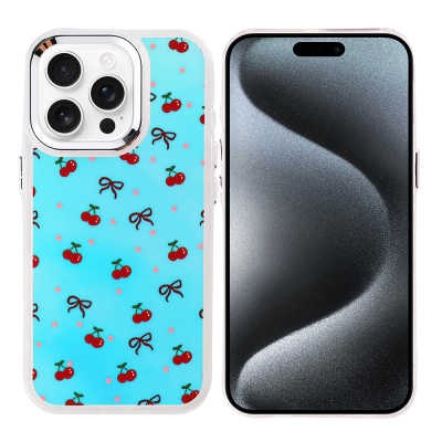 Apple iPhone 15 Pro Max Kılıf Airbag Tasarımlı Zore Hadra Kapak - Zore