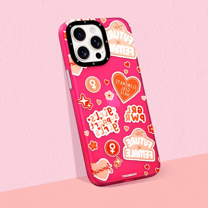 Apple iPhone 15 Pro Max Kılıf Bethany Green Tasarımlı Youngkit Sweet Language Kapak - 11
