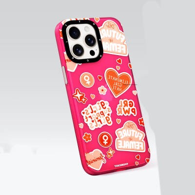 Apple iPhone 15 Pro Max Kılıf Bethany Green Tasarımlı Youngkit Sweet Language Kapak - 15