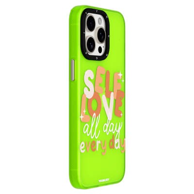 Apple iPhone 15 Pro Max Kılıf Bethany Green Tasarımlı Youngkit Sweet Language Kapak - 10