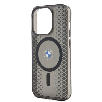 Apple iPhone 15 Pro Max Kılıf BMW M-safe Şarj Özellikli Transparan IML Signature Orjinal Lisanslı Kapak - 5