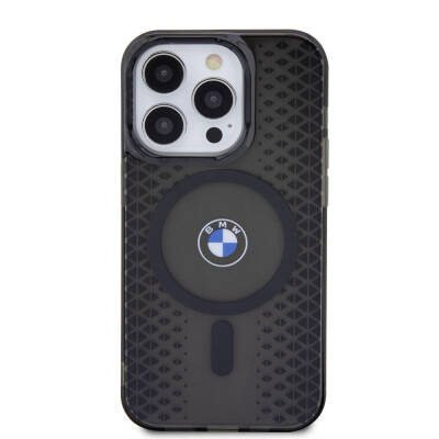 Apple iPhone 15 Pro Max Kılıf BMW M-safe Şarj Özellikli Transparan IML Signature Orjinal Lisanslı Kapak - 6