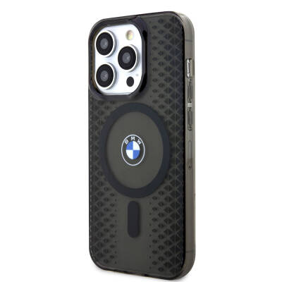 Apple iPhone 15 Pro Max Kılıf BMW M-safe Şarj Özellikli Transparan IML Signature Orjinal Lisanslı Kapak - 4