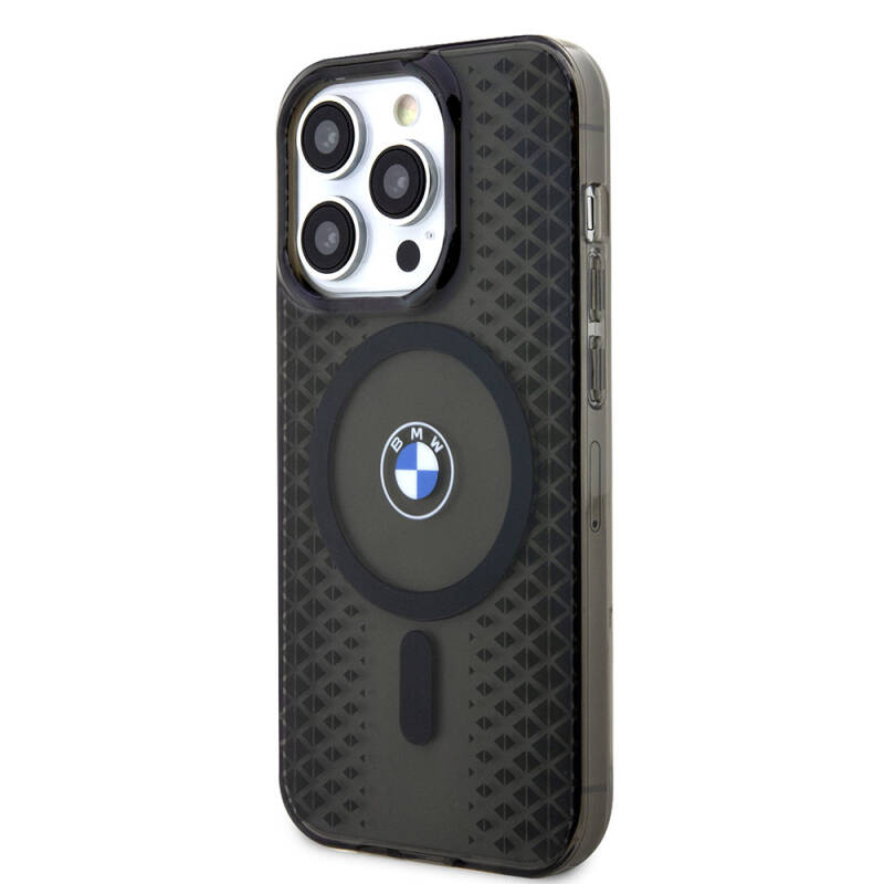 Apple iPhone 15 Pro Max Kılıf BMW M-safe Şarj Özellikli Transparan IML Signature Orjinal Lisanslı Kapak - 4