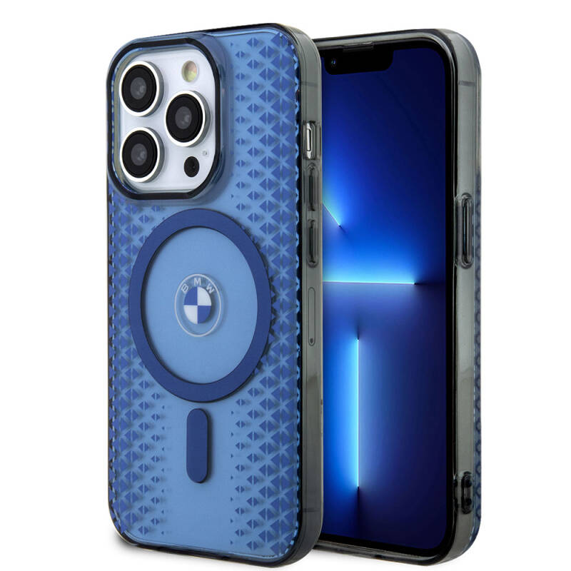 Apple iPhone 15 Pro Max Kılıf BMW M-safe Şarj Özellikli Transparan IML Signature Orjinal Lisanslı Kapak - 1