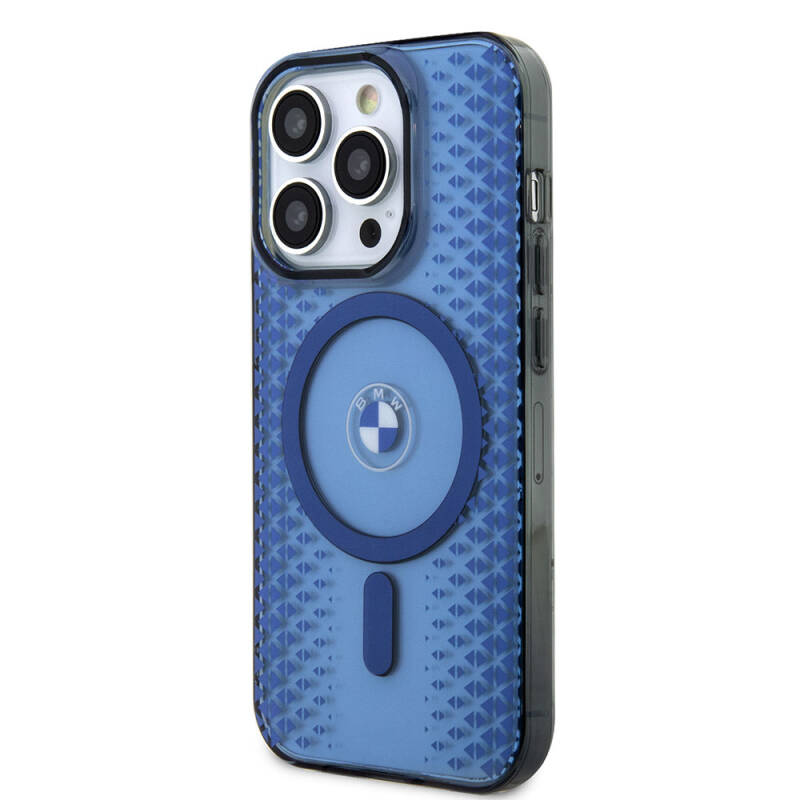 Apple iPhone 15 Pro Max Kılıf BMW M-safe Şarj Özellikli Transparan IML Signature Orjinal Lisanslı Kapak - 10