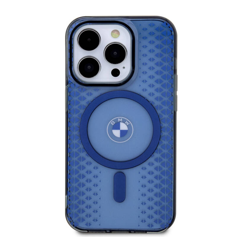 Apple iPhone 15 Pro Max Kılıf BMW M-safe Şarj Özellikli Transparan IML Signature Orjinal Lisanslı Kapak - 11