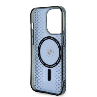Apple iPhone 15 Pro Max Kılıf BMW M-safe Şarj Özellikli Transparan IML Signature Orjinal Lisanslı Kapak - 14