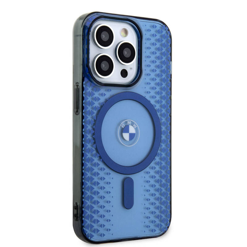 Apple iPhone 15 Pro Max Kılıf BMW M-safe Şarj Özellikli Transparan IML Signature Orjinal Lisanslı Kapak - 16
